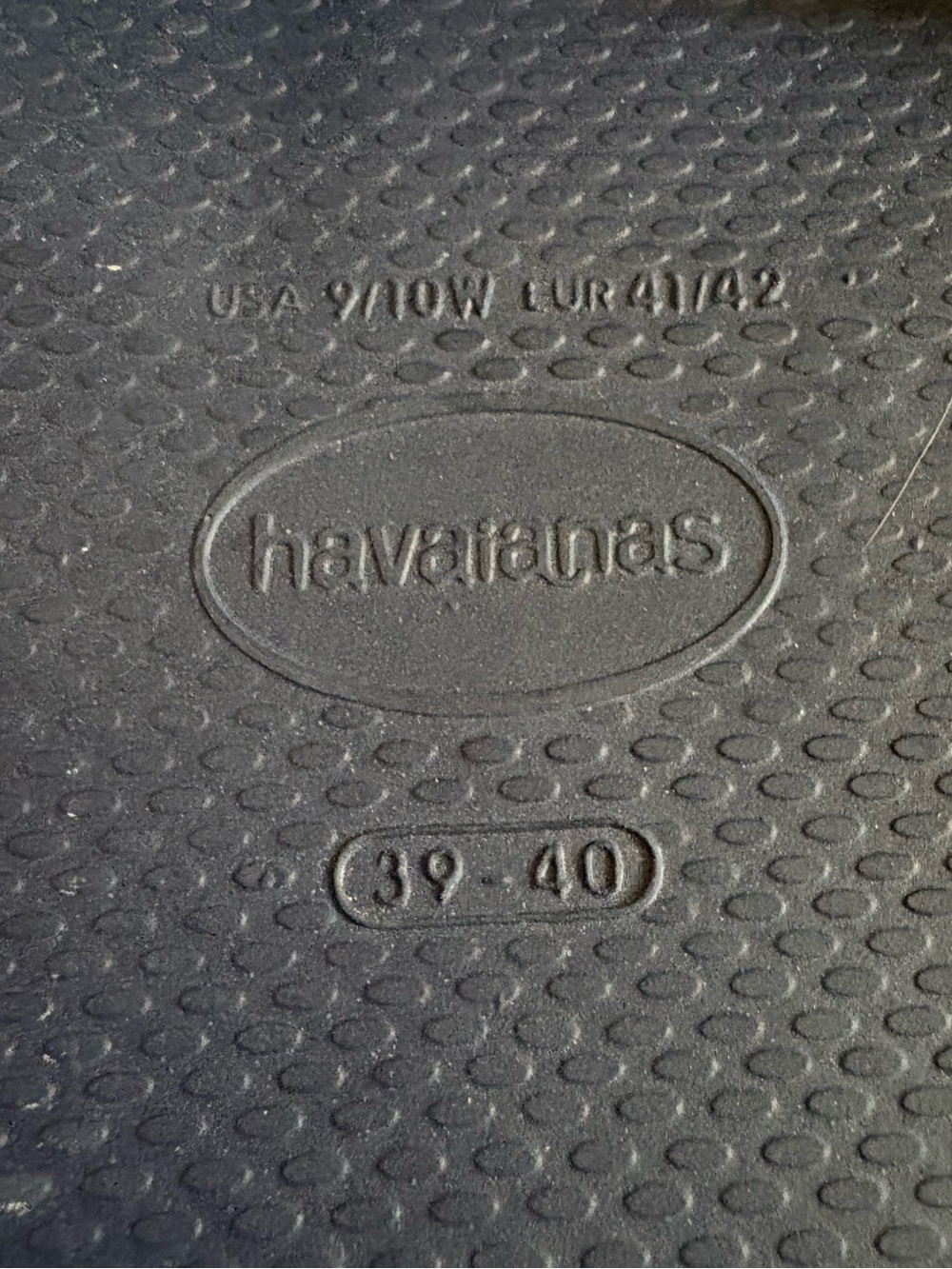 HAVAIANAS You St. Tropez Shine Flip Flop Sandals size 39/40 - Picture 8 of 10